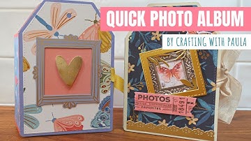 Tag shaped photo album