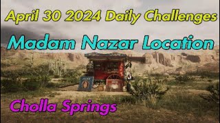 Red Dead Online Daily Challenges Madam Nazar Location April 30 2024 #rdr2 #rdo #reddead2online