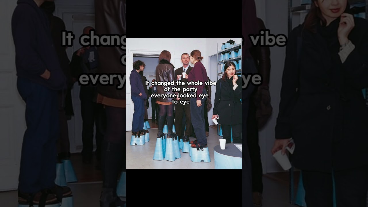 German Artist Threw a same Height Party 