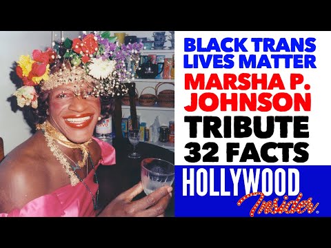 Trans Lives Matter: Marsha P. Johnson 32 Facts, Black Female Activist LGBTQ #blacklivesmatter Pride