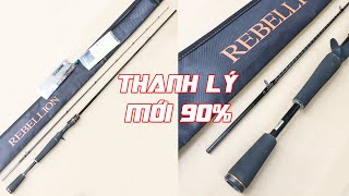 THANH LÝ cần Daiwa Rebellion 652LFB còn mới 90%