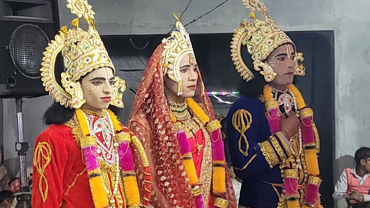 राम वनवास!! श्री दुर्गा आदर्श क्लब लहरा नगला श्याम!!रामलीला