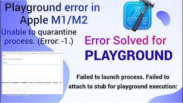 Xcode Playground failed to launch | Playground not working