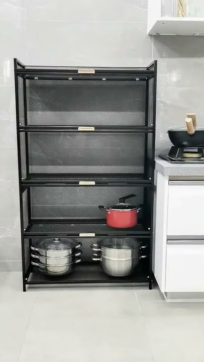 multifunction kitchen Storage cabinets #amazonfinds #homehacks #kitchengadgets #storage #cabinet