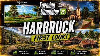 FS26 NEW MAP Harbruck Looks INSANE!