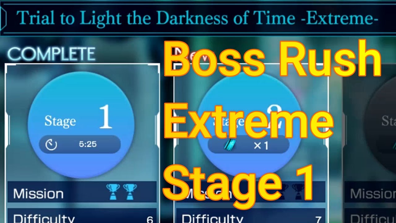 Boss Rush Extreme Stage 1
