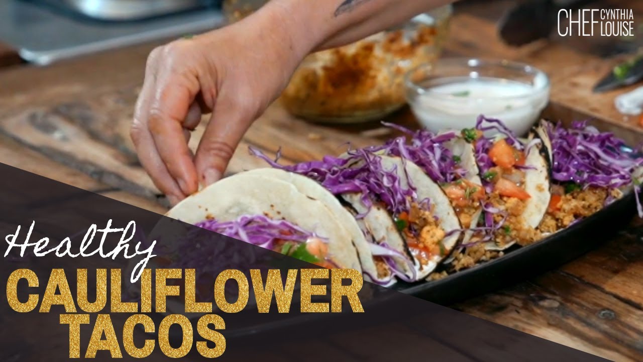 Healthy Cauliflower Tacos At Home | Easy and Vegan Recipe