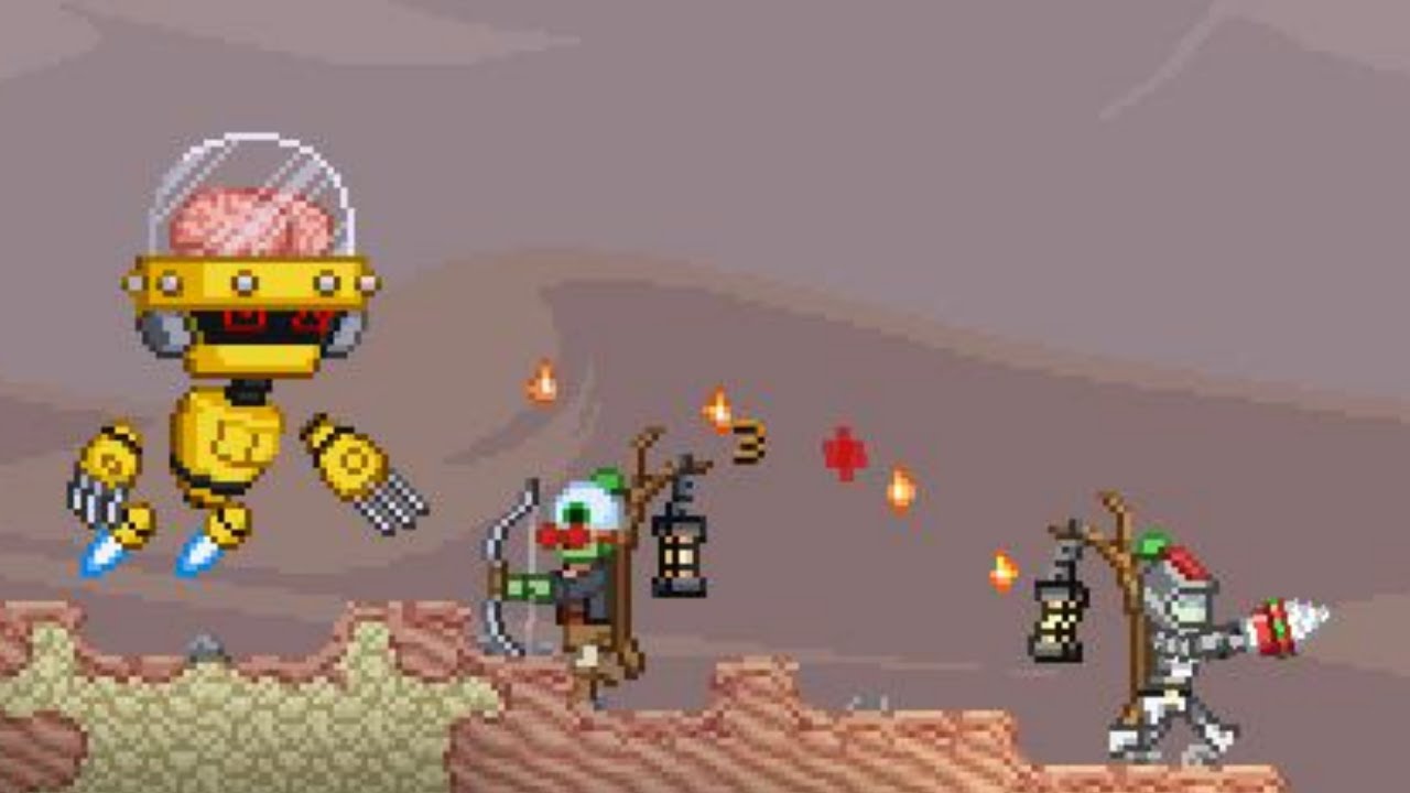 Starbound Second Boss: Robot