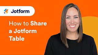How to Share a Jotform Table [Updated 2024] by Jotform 248 views 2 weeks ago 4 minutes, 25 seconds