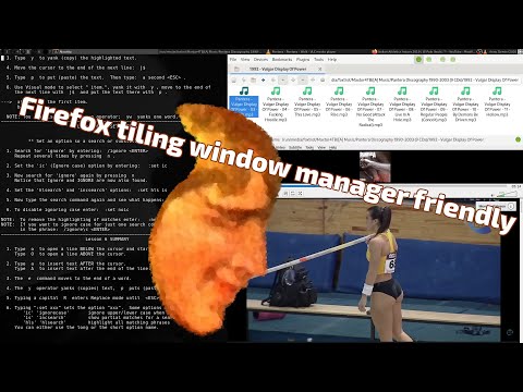Make firefox more tiling window manager friendly | by making it more inconvenient | 4mytileybuois