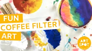 Fun Coffee Filter Art