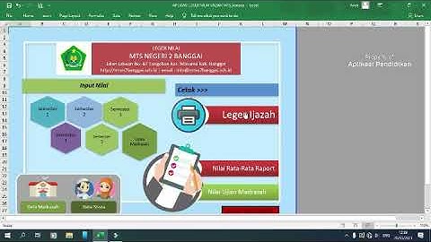 Aplikasi Leger Nilai MTs Free Download