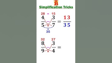 Subtraction of Fractions Trick