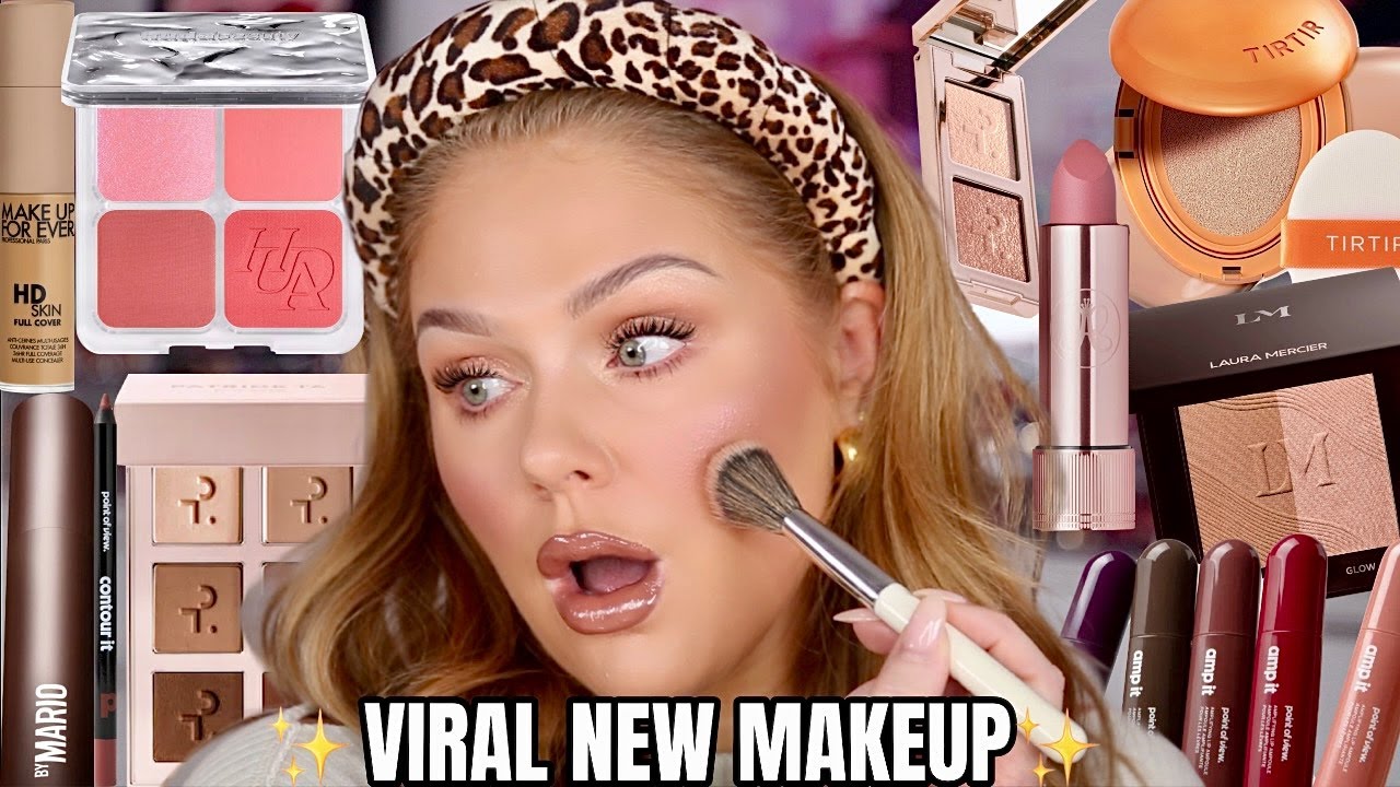 Этот НОВЫЙ макияж *ХОРОШ* 😍 Тестирование нового ВИРУСНОГО макияжа на всём лице | Лучший новый про...