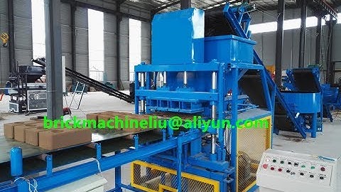 QT2-10 automatic high efficiency interlocking brick making machine in South Africa