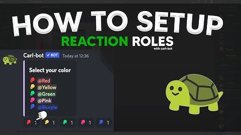 How to make Reaction Roles on Discord 2022