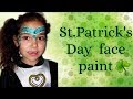 St.Patrick&#39;s Day face paint/St.Patrick&#39;s Day face painting ideas ☘/ face paint for Irish Dancer 💚