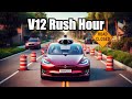 Tesla FSD Navigates North York Rush Hour Traffic: One Critical Disengagement and Construction