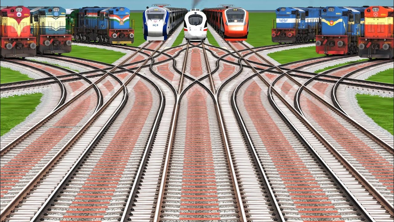 Bumpy Rails Gadi Wala Game: Bumpy Rail Sim Indian Express: Track Hopper - YouTube