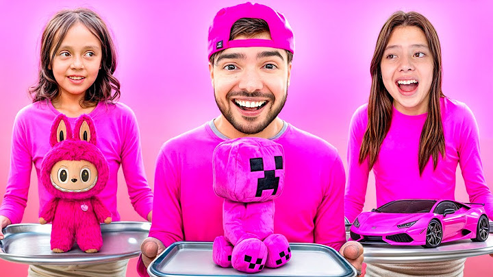 COMPRÉ TODO de COLOR ROSA para LOS NIÑOS !!
