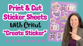 Make Sticker Sheets with Cricuts Create Sticker and Teckwraps Sticker Vinyl using Print then Cut
