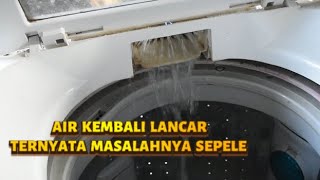 LG WASHING MACHINE WATER WON'T ENTER THE WASHING MACHINE