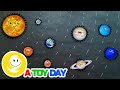 How to make Spinning Planets | Solar System Model Craft | 8 Planets Project for kids | Planets Craft