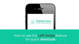 DataCave - How to use left swipe as a shortcut screenshot 5
