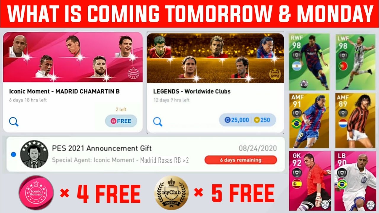 WHAT IS COMING TOMORROW & MONDAY | REWARDS & EVENTS | PES 2020 | PES IS SAVAGE