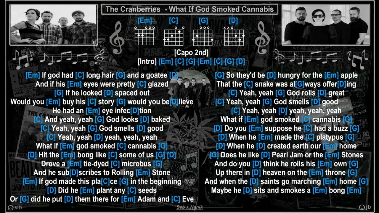 The Cranberries What If God Smoked Cannabis [Vocals] [Jam Track