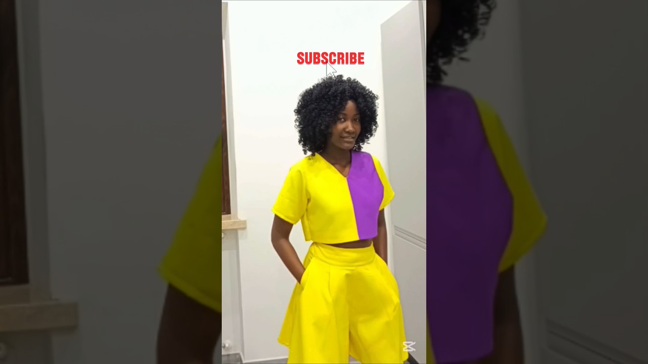 How to make a basic fabric mix crop top. 