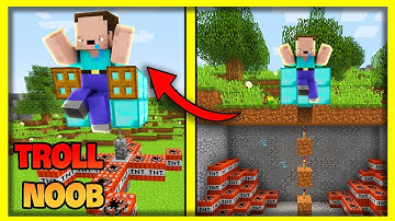 THĂM NOOB TROLL NOOB BẰNG CHIẾC GHẾ THẦN TRONG MINECRAFT