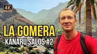 Kelionė į La Gomerą (Kanarų salos #2). Aštunkojo BBQ terasoje, raudonos lavos kalnai ir krioklys