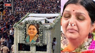 Actress Bhanupriya last funeral Video