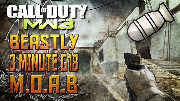 MW3 || *BEASTLY* 3 Minute G18 M.O.A.B (Call of Duty Gameplay)