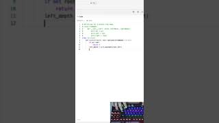 Leetcode #104: Maximum Depth of Binary Tree #coding #python #programming #code #windows #exam