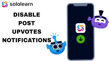 How To Disable And Turn Off Post Upvotes Notifications On Sololearn App