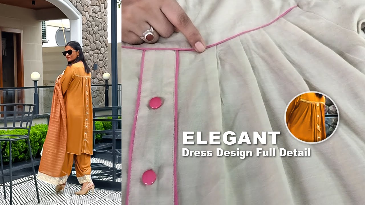 Elegant Dress Design Full Detail 