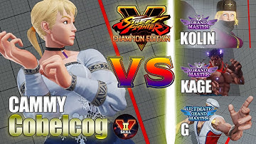 SFV CE 👊🏻 Cobelcog (Cammy) vs Kolin & Kage & Phenom (G) [season 5] VS2