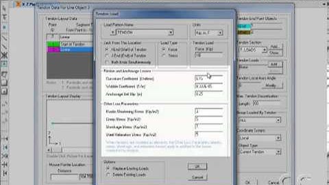 17 tendons SAP2000V15