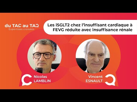 Du Tac au Tac : Les iSGLT2 chez l’insuffisant cardiaque à FEVG réduite avec insuffisance rénale