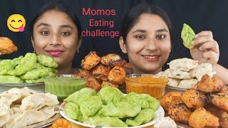 Unlimited Spicy🔥Different type of momos🥟challenge|Tandoori,Gandhraj Chicken,Steamed Momos Challenge
