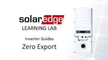 SolarEdge Inverter Tutorials: Setting Zero Export