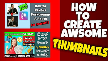 How to Create Awsome YouTube Thumbnail | Using PicsArt
