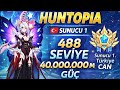 HUNTOPİA | 488 SEVİYEYE ULAŞTIM! 40M GÜÇ 💥 SUNUCU 1 OLDUM