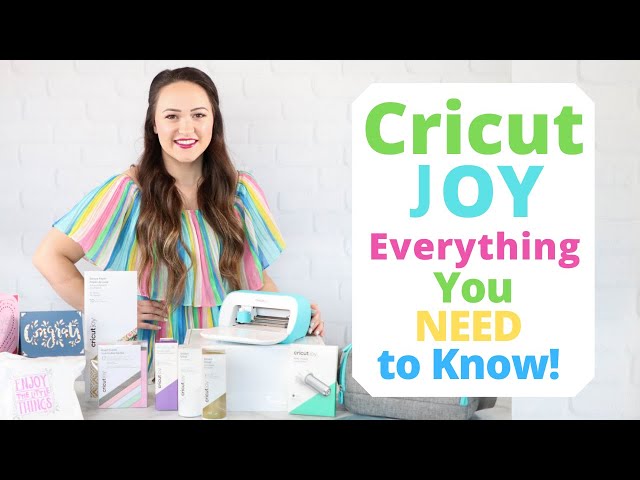 Cricut Joy Machine - A Compact, Portable DIY Smart Machine for Creating  Customized Labels, Cards & Crafts, Works with Iron-on, Vinyl, Paper & Smart  Materials, Bluetooth-Enabled (iOS/Android/Windows) Machine Joy