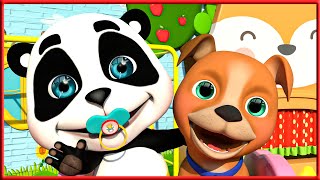 Bingo Five Little Sharks I Baby Panda Kids Songs  Nursery Rhymes, dog  .