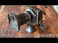 Hacking an old kapture group camera nikon lens to hasselblad back to update it for 2024