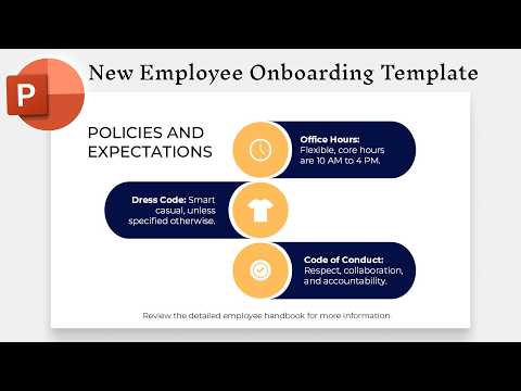 New Employee Onboarding PowerPoint Presentation Tutorial | Policies and Expectations thumbnail