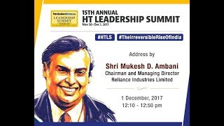 Hindustan Times Leadership Summit 2017